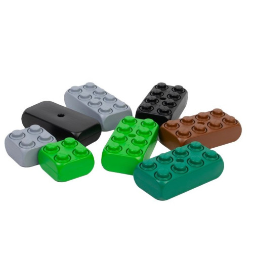 Brique géante en plastique Jungle