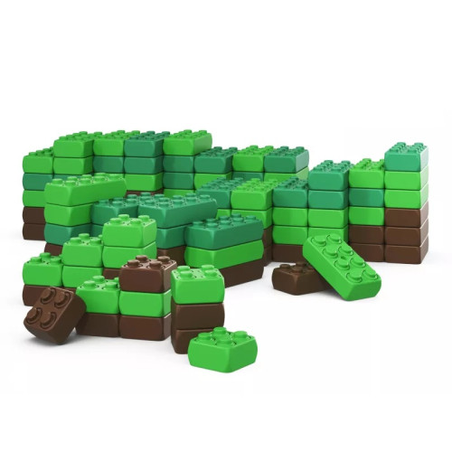 Briques géantes en plastique pour enfant