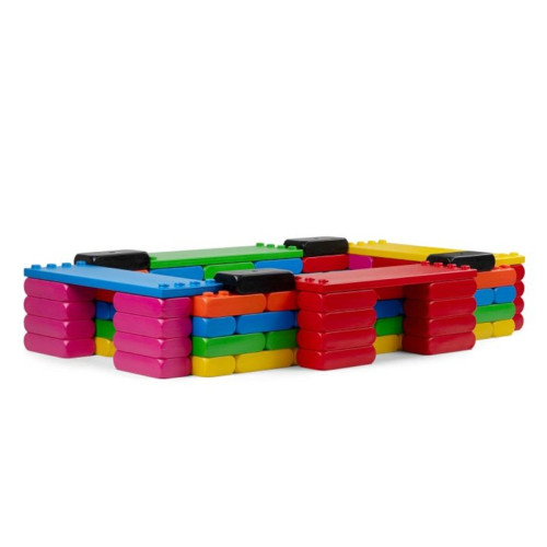 Pack XXL avec plaques et gros blocs de construction