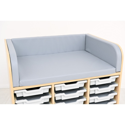 Tapis en mousse meuble de change avec bacs
