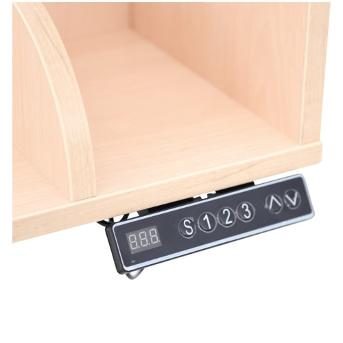 Système pour régler la table à langer en hauteur