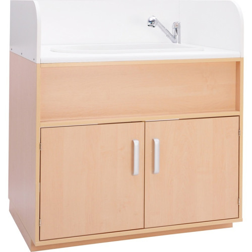 Meuble avec lavabo espace change