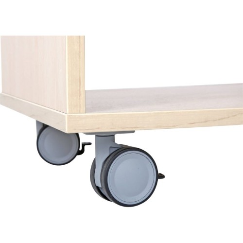 Roulettes meuble incurvé avec plateau insonorisé