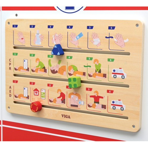 Jeu mural les gestes de premiers secours