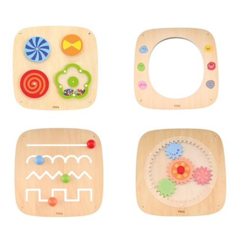 Pack 4 jeux muraux enfant 12 mois