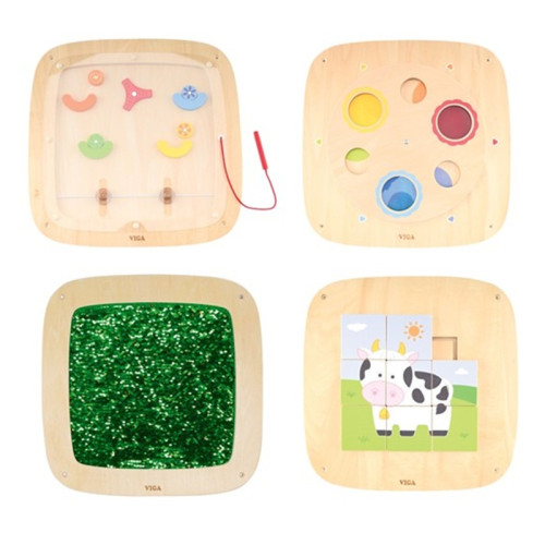 Pack 4 jeux muraux enfant 3 ans