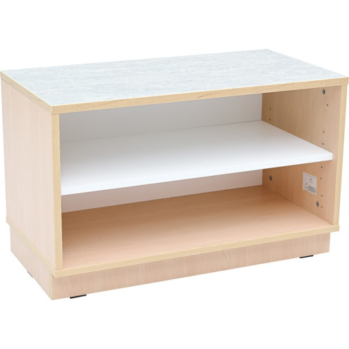 Meuble étagère avec plateau de jeu acoustique