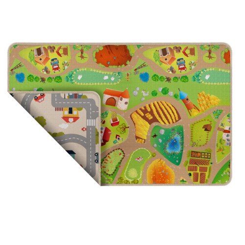 Tapis jeux voiture recto/verso