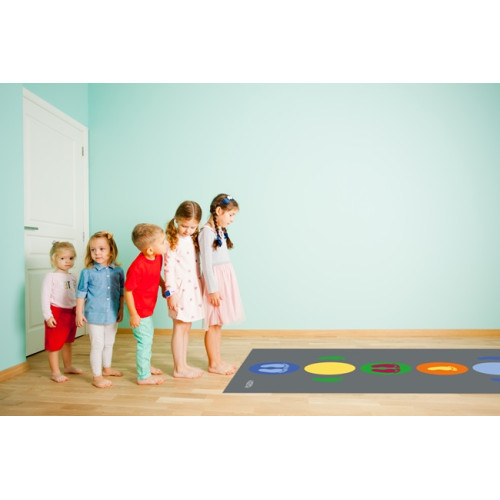 Tapis activité motricité coordination pieds