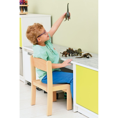 Banc avec surface de jeu acoustique avec chaise