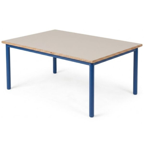 Table insonorisée maternelle bleu