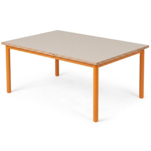 Table insonorisée maternelle orange