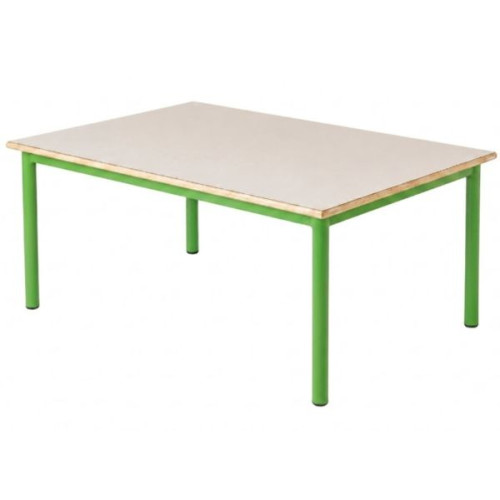 Table insonorisée maternelle vert anis