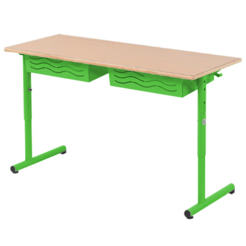 Table VELA réglable 2 places vert anis