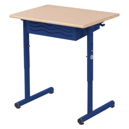 Table VELA réglable 1 place bleu violet