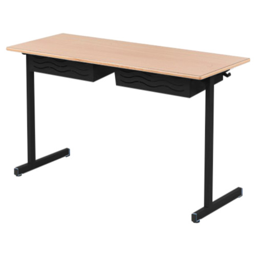 Table BELI 2 élèves noir