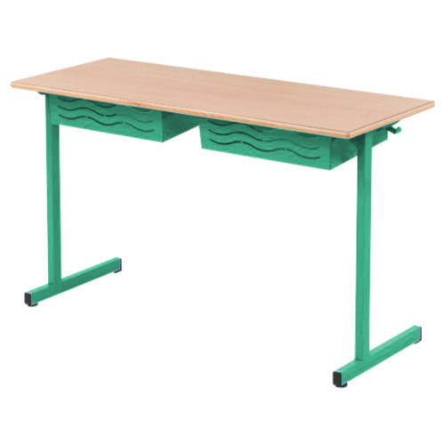 Table BELI 2 élèves vert pomme