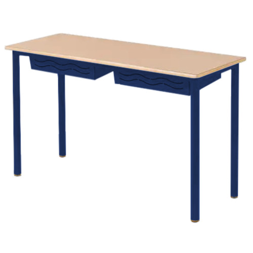 Table BERMUDES 2 places bleu violet