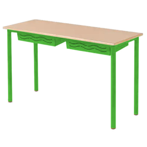 Table BERMUDES 2 places vert anis