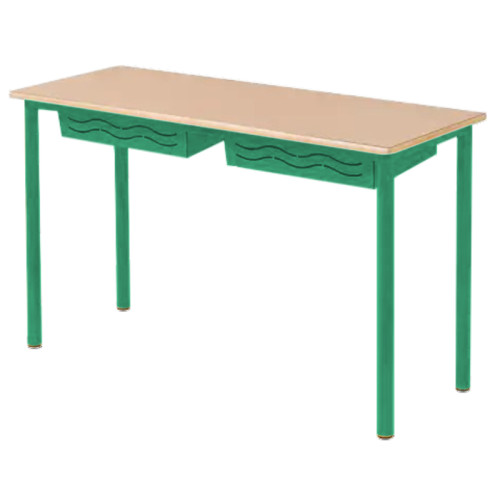 Table BERMUDES 2 places vert pomme
