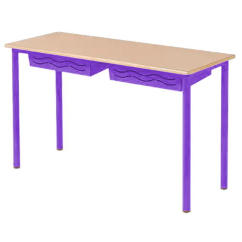 Table BERMUDES 2 places violet