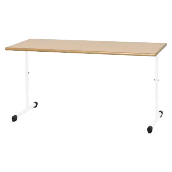 Table LOLIPOP réglable 2 places blanc