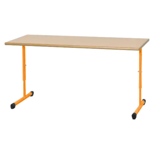 Table LOLIPOP réglable 2 places orange