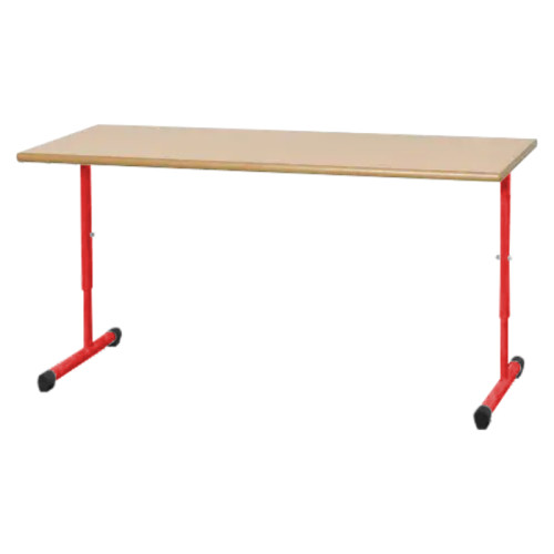 Table LOLIPOP réglable 2 places rouge