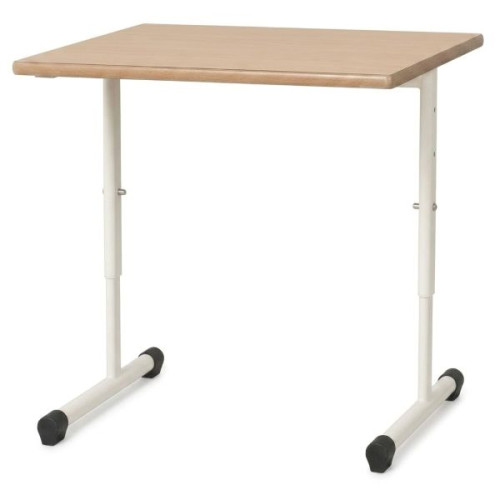 Table ajustable pour classe maternelle blanc