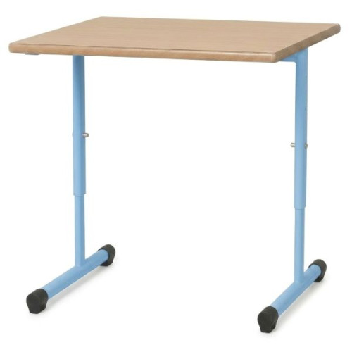 Table ajustable pour classe maternelle bleu clair