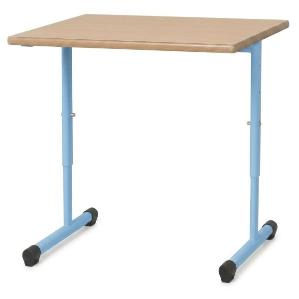 Table ajustable pour classe maternelle bleu clair