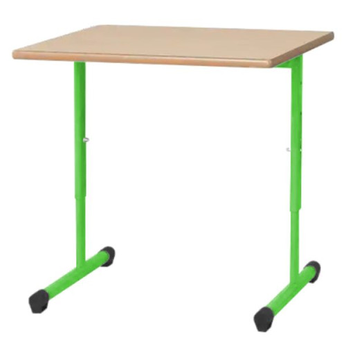 Table ajustable pour classe maternelle vert anis