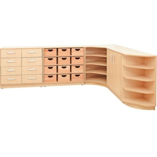 Mobilier d'angle salle de classe