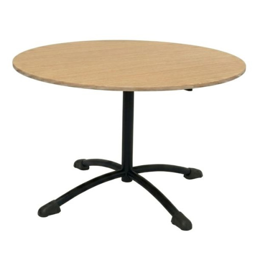 Table ronde plateau insonorisé noir