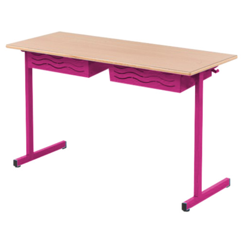 Table BELI 2 places fuchsia