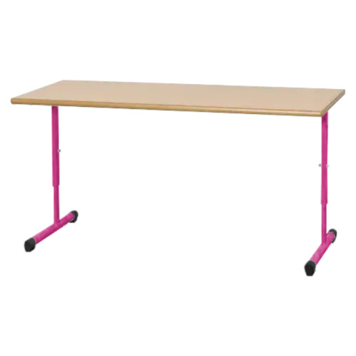 Table LOLIPOP réglable 2 places fuchsia