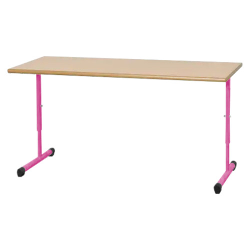 Table LOLIPOP réglable 2 places rose gerbera