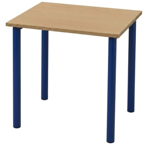 Table individuelle maternelle sans casier bleu violet