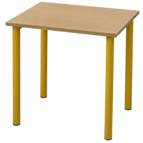 Table individuelle maternelle sans casier jaune