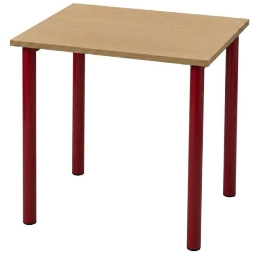 Table individuelle maternelle sans casier rouge