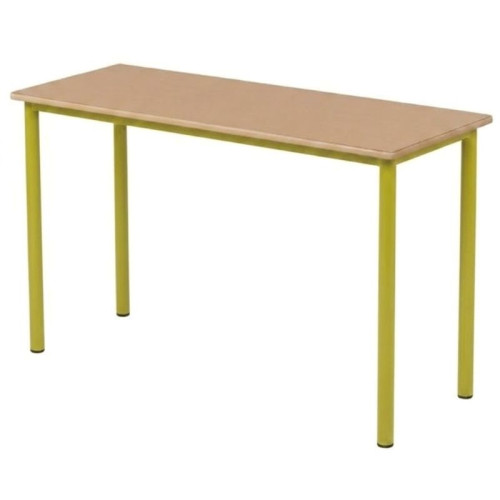 Table BERMUDES 2 places sans casier vert jaune