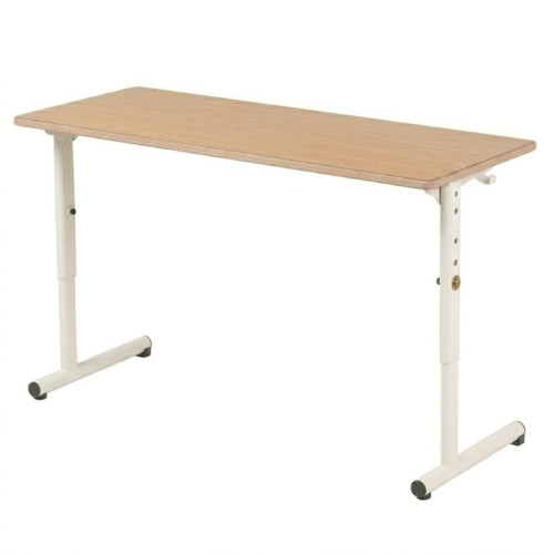 Table maternelle 2 places réglable blanc