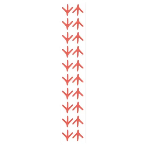 Sticker sol avec 20 empreintes oiseau