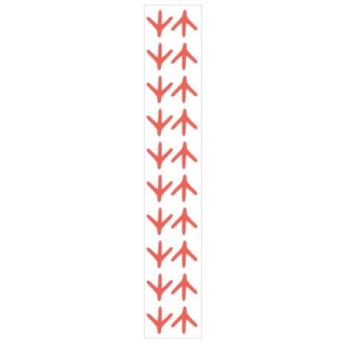 Sticker sol avec 20 empreintes oiseau