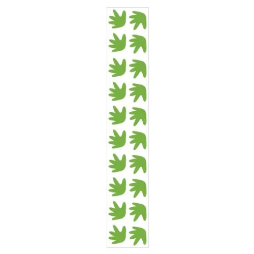 Sticker sol 20 empreintes crocodile