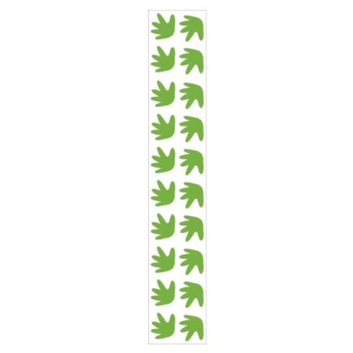 Sticker sol 20 empreintes crocodile