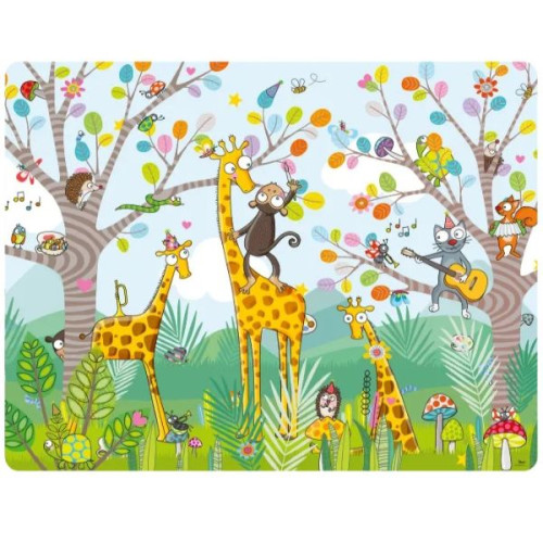 Sticker enfant jeu cherche et trouve jungle