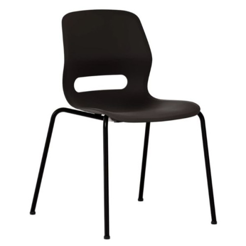 Chaise coque incurvée pour la bibliothèque