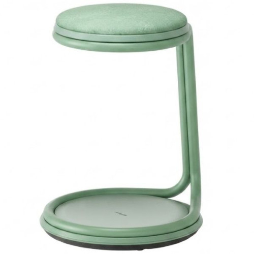 Tabouret ergonomique appui sur table vert sauge