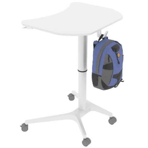 Table réglable en hauteur avec accroche pour sac